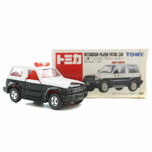 トミー TOMY 106 三菱 パジェロ パトロールカー 1/61 トミカ ミニカー 赤箱 黒 ブラ...