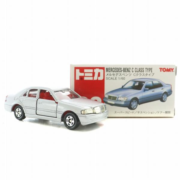 トミー TOMY 92 メルセデスベンツ Cクラスタイプ 1/60 トミカ ミニカー 赤箱 グレー ...