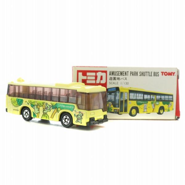 トミー TOMY 49 遊園地バス 1/130 トミカ ミニカー 赤箱 黄色 イエロー /XZ ■G...