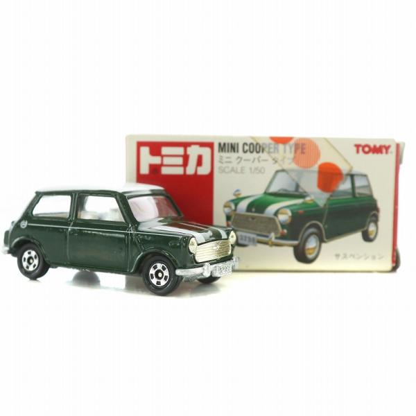 トミー TOMY 赤箱 88 ミニクーパー タイプ 1/50 トミカ ミニカー 緑 グリーン /XZ...