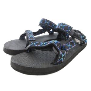 テバ Teva ハリケーン スポーツサンダル ロゴ 黒 ブラック /GV ■GY11 レディース