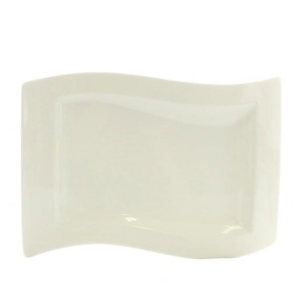 ビレロイ＆ボッホ Villeroy &amp; Boch ニューウェイブ プレート 食器 大皿 スクエア 白...