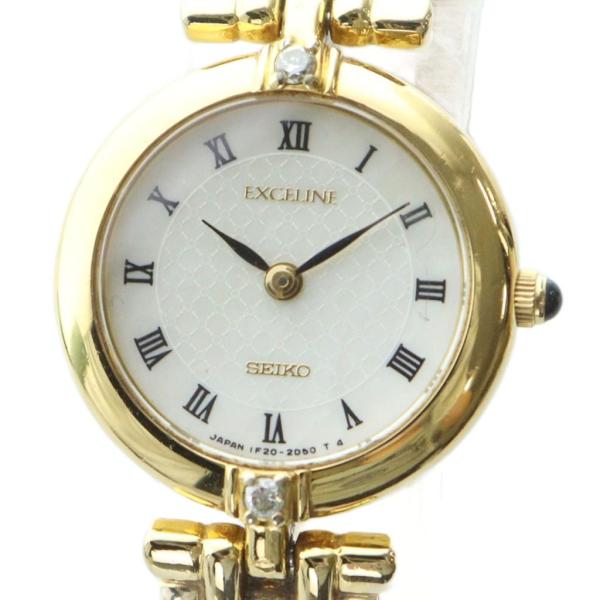 セイコー SEIKO ジャンク品 エクセリーヌ EXCELINE 腕時計 ウォッチ クォーツ ローマ...