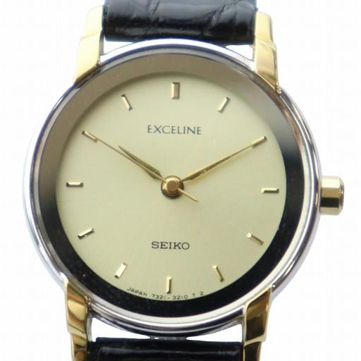 セイコー SEIKO エクセリーヌ EXCELINE ジャンク品 腕時計 ウォッチ クォーツ シルバ...