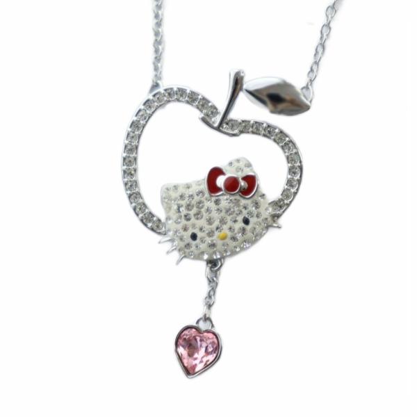 スワロフスキー SWAROVSKI ネックレス アクセサリー ペンダント クリスタル ハローキティ ...