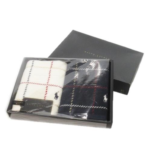 ラルフローレン RALPH LAUREN ハンドタオル 2枚セット ツイルドビータッタソール パイル...