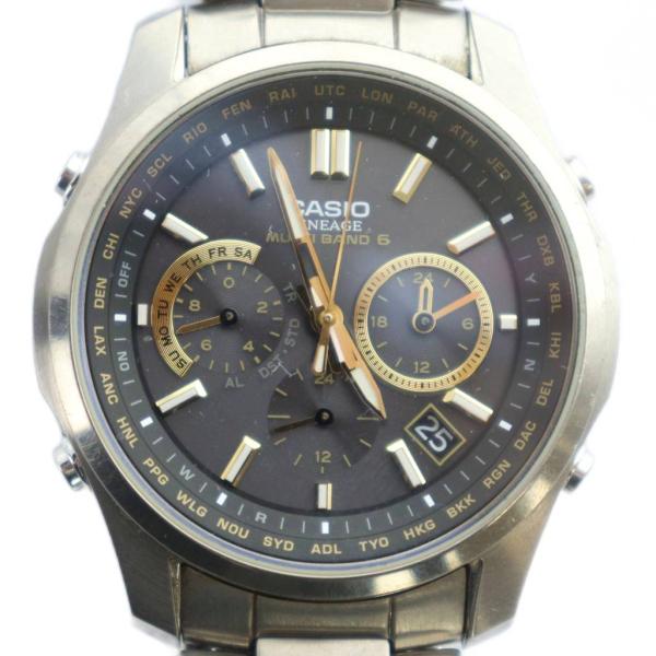 カシオ CASIO リニエージ LINEAGE 腕時計 ウォッチ ソーラー クロノグラフ カレンダー...