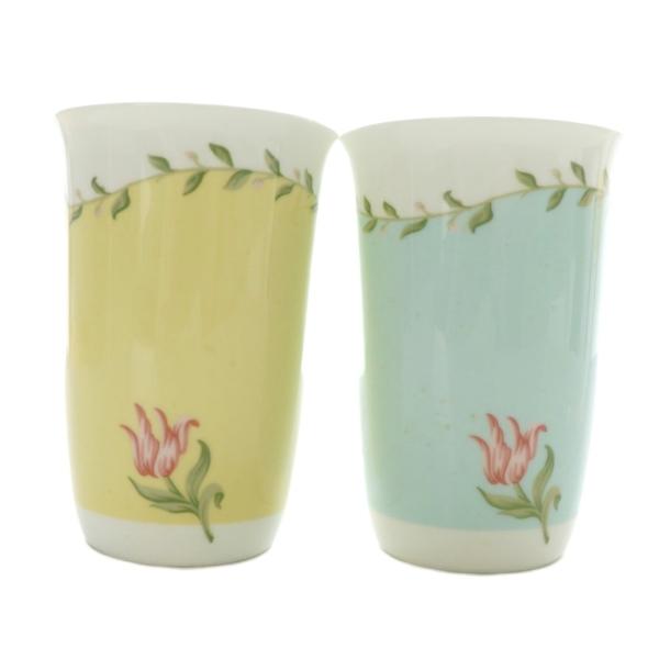 ティファニー TIFFANY &amp; CO. ピンクチューリップ Pink Tulip カップ 2個セッ...