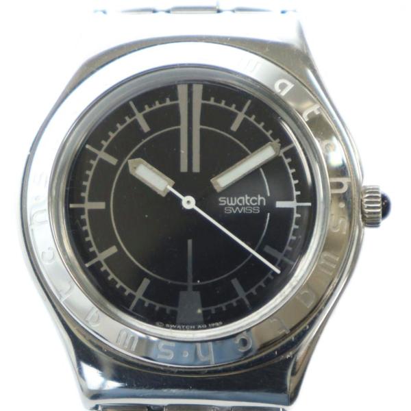 スウォッチ SWATCH ジャンク品 IRONY アイロニー 腕時計 ウォッチ クォーツ 黒文字盤 ...