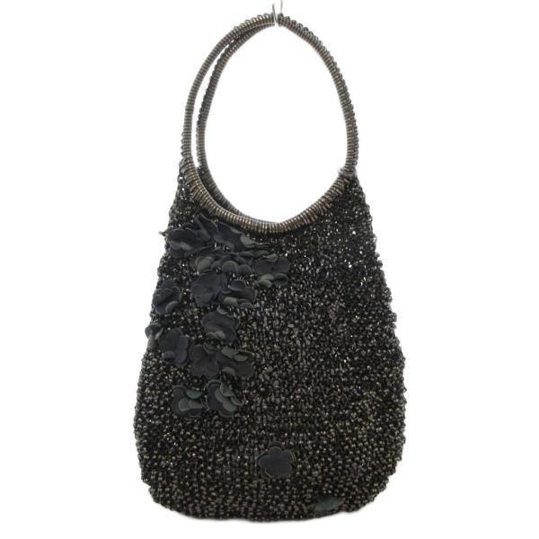 アンテプリマ ANTEPRIMA ハンドバッグ ワイヤー 花モチーフ 黒 ブラック /AE ■GY1...