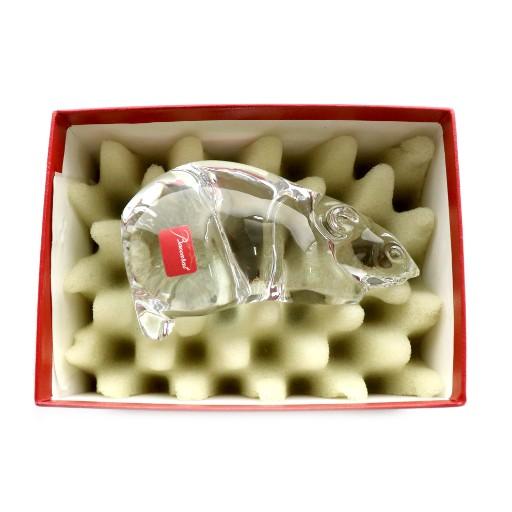 バカラ Baccarat 置物 インテリア フィギュア クリスタル 干支 ねずみ ネズミ 透明 クリ...