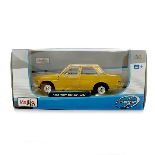 未使用品 マイスト Maisto 1:24 1971 ダットサン Datsun 510 ミニカー 自...