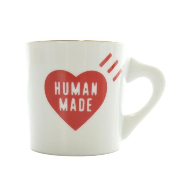 ヒューマンメイド HUMAN MADE マグカップ コーヒーカップ 食器 ハート ロゴ 白 ホワイト...