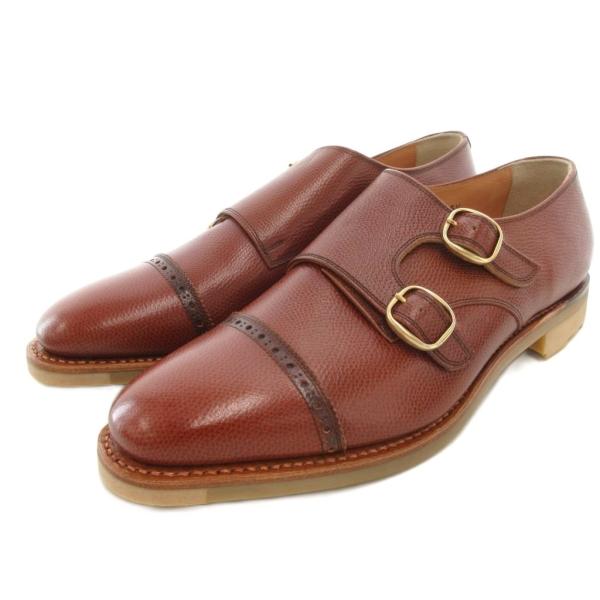 未使用品 スコッチグレイン SCOTCH GRAIN L-1415 ダブルモンクストラップ シューズ...