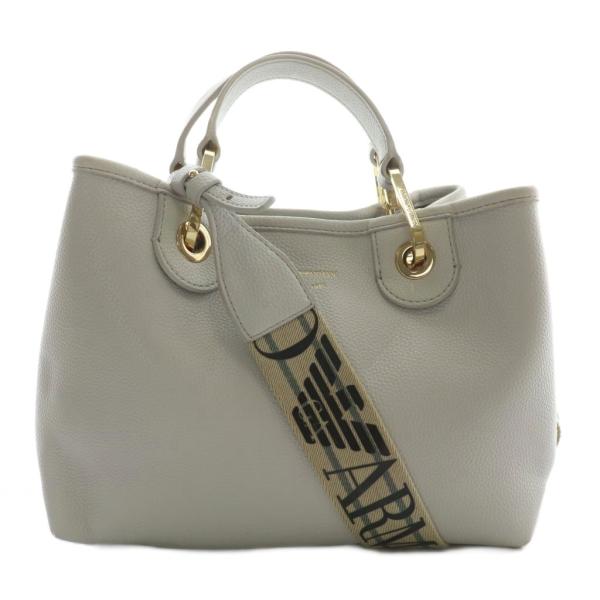 エンポリオアルマーニ EMPORIO ARMANI ハンドバッグ ショルダー 2WAY レザー ロゴ...