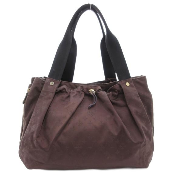 ラシット RUSSET トートバッグ ナイロン 総柄 ロゴ 茶 ブラウン /JS ■GY18 レディ...