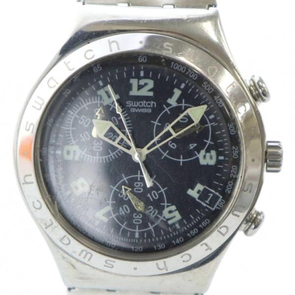 スウォッチ SWATCH ジャンク品 IRONY 腕時計 ウォッチ クォーツ ラウンド カレンダー付...