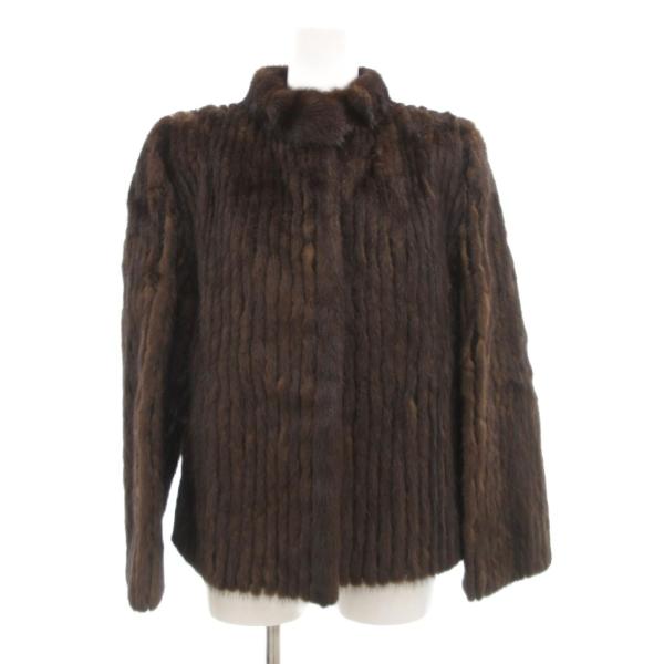ジョセフィーヌ Josephine ファーコート 毛皮 ミンク ハーフ丈 11 茶 ブラウン /JS...
