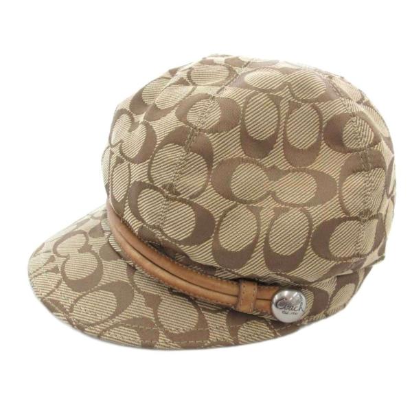 コーチ COACH ハンチング キャンバス レザー シグネチャー ロゴ ベージュ /JS ■GY11...