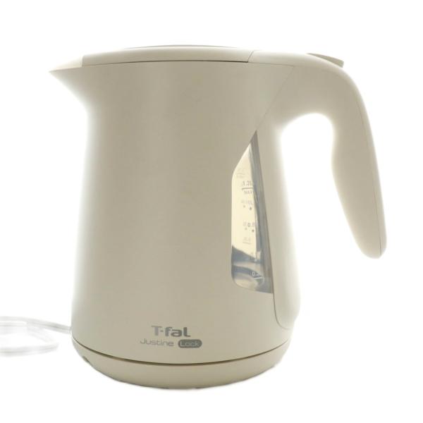 ティファール T-Fal 電気ケトル 1.2L ジャスティン ロック 白 ホワイト KO590 /M...
