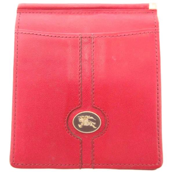 バーバリーズ Burberrys ヴィンテージ 二つ折り財布 ウォレット 小銭入れ無し マネークリッ...