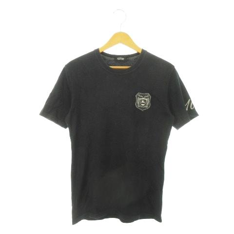 バーバリーブラックレーベル BURBERRY BLACK LABEL 半袖Tシャツ クルーネック ロ...