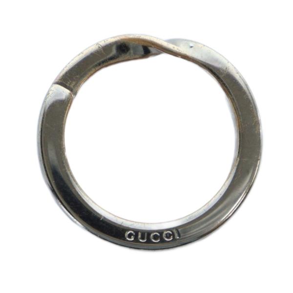 グッチ GUCCI キーリング チャーム ロゴ シルバー色 ■GY11 /MQ ■OH メンズ