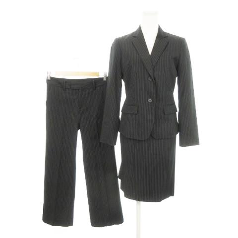 コムサイズム シングルスーツ セットアップ 上下 3点セット テーラードジャケット パンツ ミニスカ...