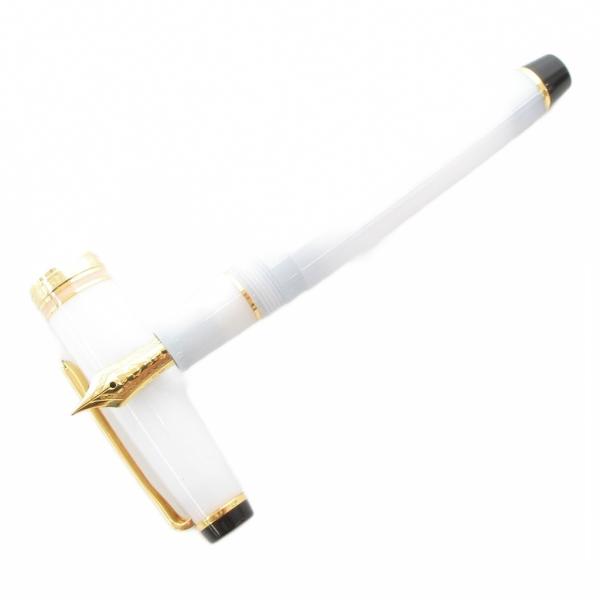 未使用品 セーラー SAILOR 文房具 万年筆 ロゴ 白 ホワイト 1911 14K 585 /J...