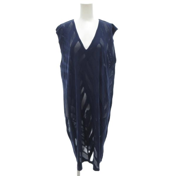 プリーツプリーズ PLEATS PLEASE イッセイミヤケ ワンピース Vネック メッシュ ノース...
