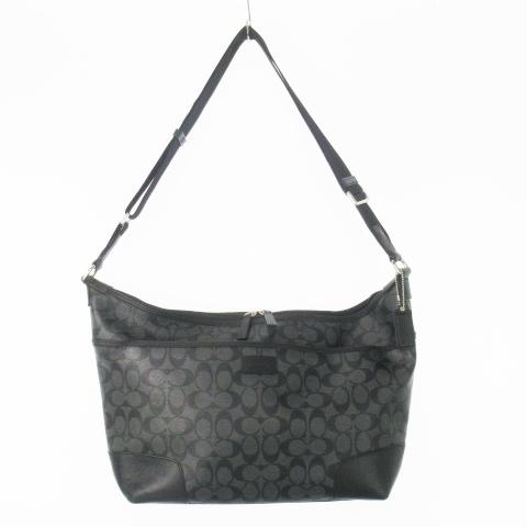 コーチ COACH ショルダーバッグ ワンショルダー PVC レザー 革 シグネチャー ロゴ型押し ...