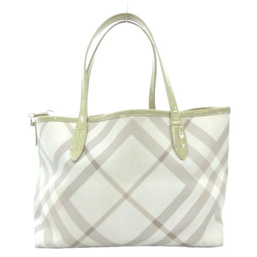 バーバリー BURBERRY トートバッグ チェック柄 ポーチ ベージュ /AE ■GY18 レディ...