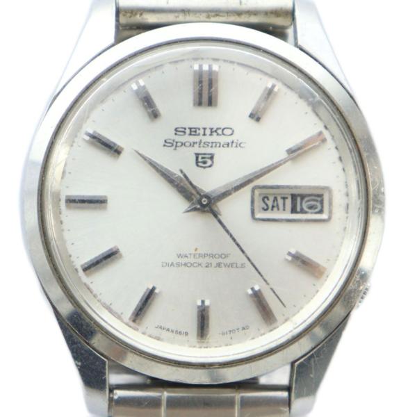 セイコー SEIKO ファイブ 5 スポーツマチック 腕時計 ウォッチ 自動巻き 6619-8110...