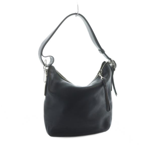 コーチ COACH 9326 ショルダーバッグ 斜めがけ レザー ロゴ 黒 ブラック ■GY11 /...