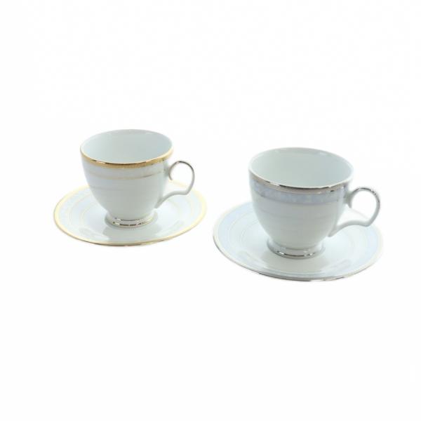 未使用品 ノリタケ NORITAKE 食器 カップ ソーサー ２客 セット プレート 白 ホワイト ...
