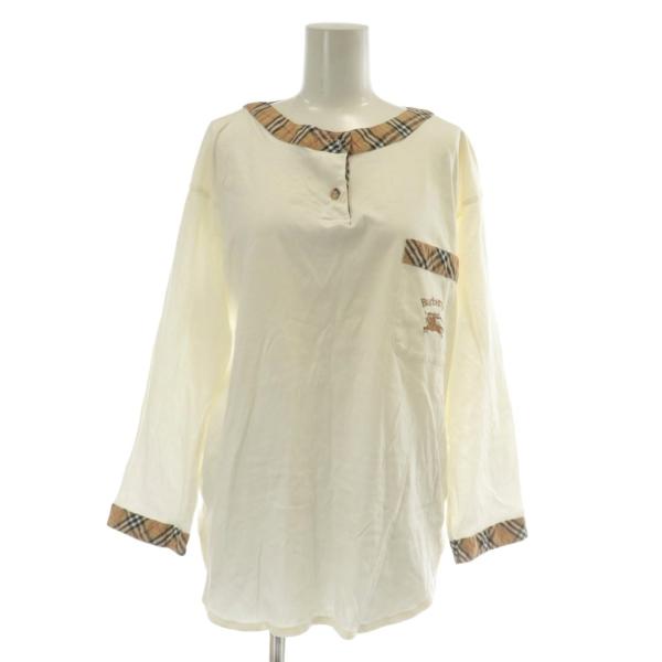 バーバリー BURBERRY ポロシャツ Tシャツ カットソー 長袖 クルーネック ノバチェック ロ...