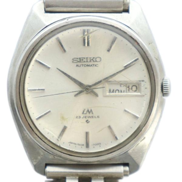セイコー SEIKO 5606-7000 ロードマチック 腕時計 ウォッチ 自動巻き 23石 デイト...