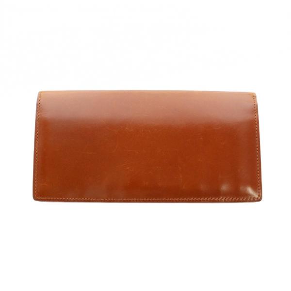 ココマイスター COCOMEISTER 長財布 ウォレット 札入れ コードバン レザー ロゴ 箱付き...