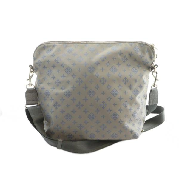 ラシット RUSSET ショルダーバッグ 斜めがけ ロゴ ナイロン 総柄 グレー ■GY18 /MQ...