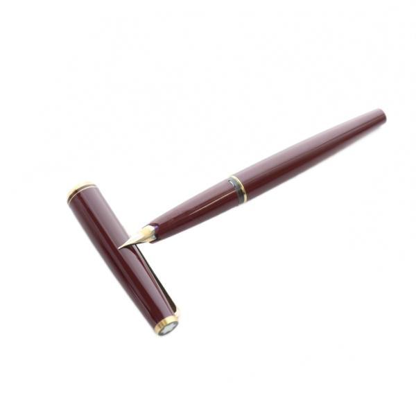 モンブラン MONT BLANC 万年筆 ペン先585 14K 筆記用具 文房具 ボルドー 赤系 ■...
