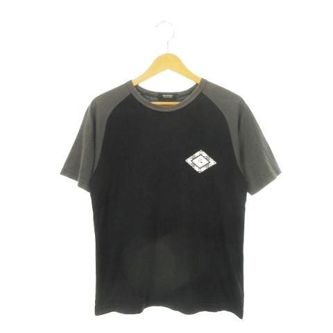 バーバリーブラックレーベル BURBERRY BLACK LABEL 半袖Tシャツ クルーネック ロ...