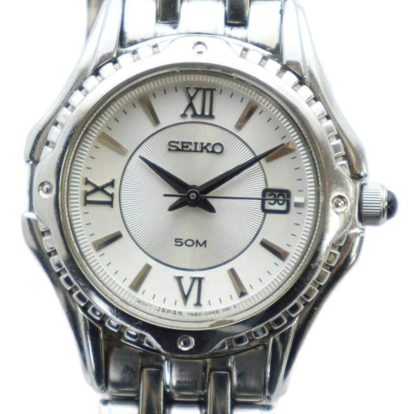 セイコー SEIKO エクセリーヌ SWCW161 腕時計 ウォッチ クォーツ カレンダー付き デイ...