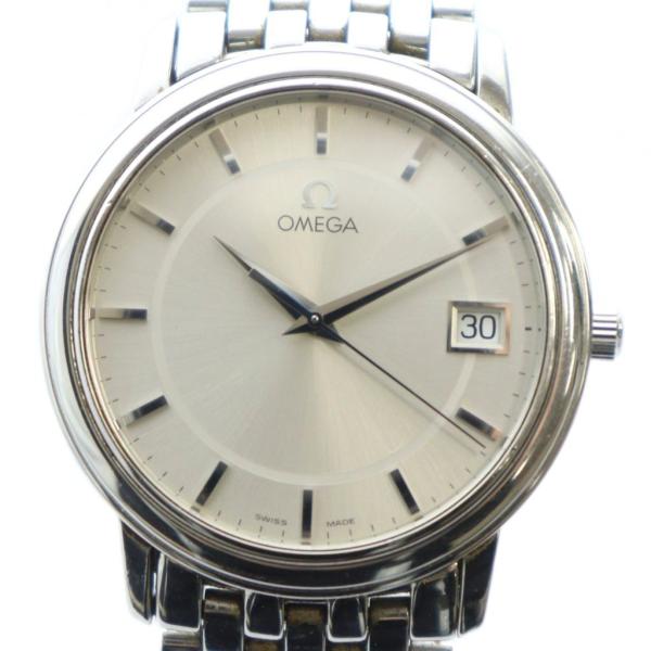 オメガ OMEGA 1507/834 腕時計 ウォッチ クォーツ ロゴ カレンダー付き デイト シル...