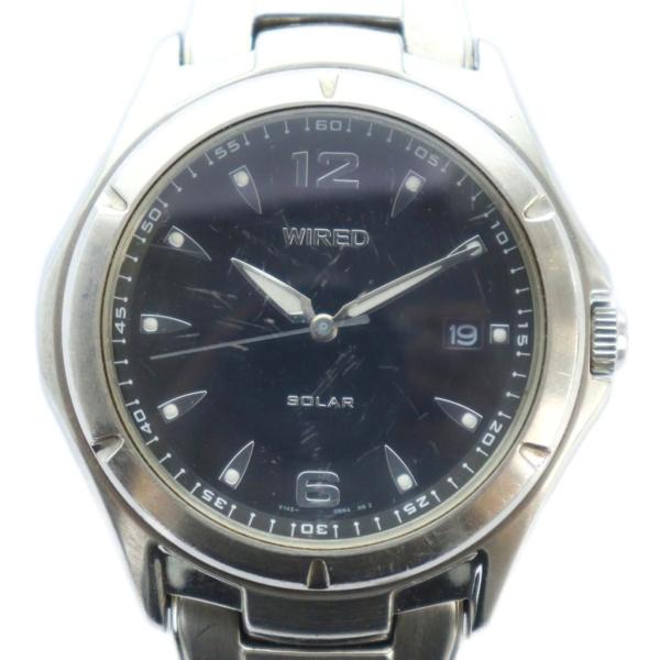 セイコー SEIKO WIRED ワイアード V145-0AV0 腕時計 ウォッチ ソーラー カレン...