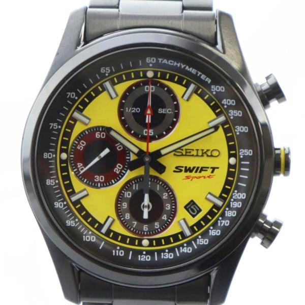 セイコー SEIKO SUZUKI SWIFT SPORT 7T92-HZB0 腕時計 ウォッチ ス...