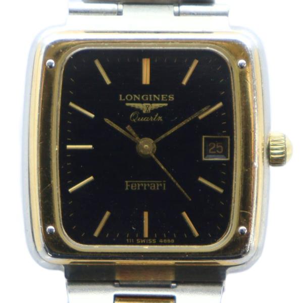 ロンジン LONGINES ジャンク品 111 4888 Ferrari フェラーリ 腕時計 ウォッ...