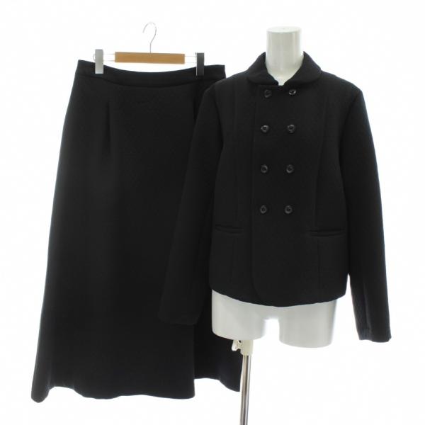 GRANDMA MAMA DAUGHTER toro ブラックフォーマル セットアップ ダブルジャケ...