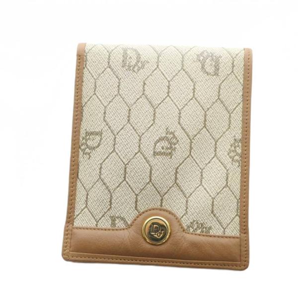 クリスチャンディオール Christian Dior ヴィンテージ ハニカム柄 二つ折り 財布 札入...