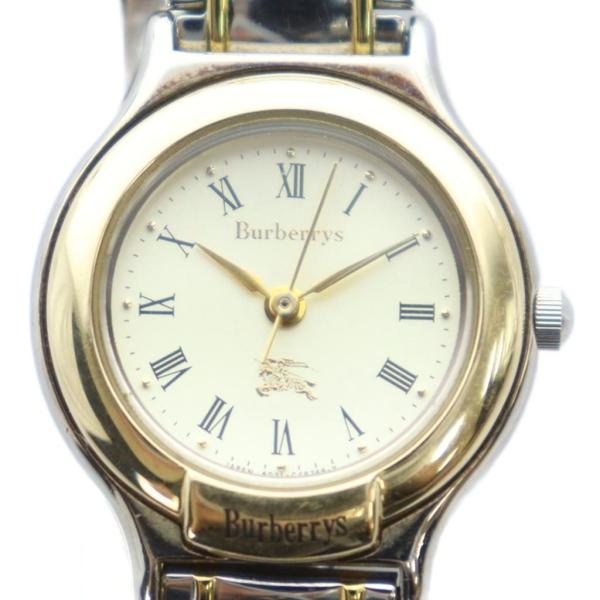 バーバリーズ Burberrys 6031-G03626 腕時計 ウォッチ クォーツ ロゴ ゴールド...