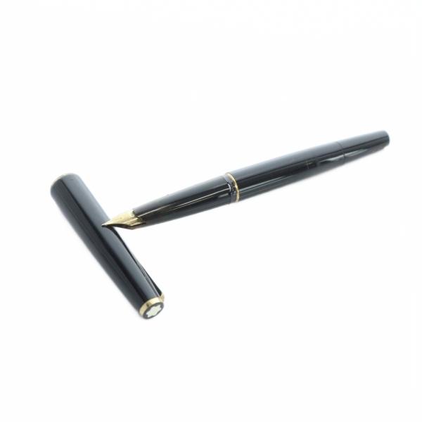 モンブラン MONT BLANC 320 万年筆 筆記用具 文房具 ロゴ 筆記未確認 黒 ブラック ...